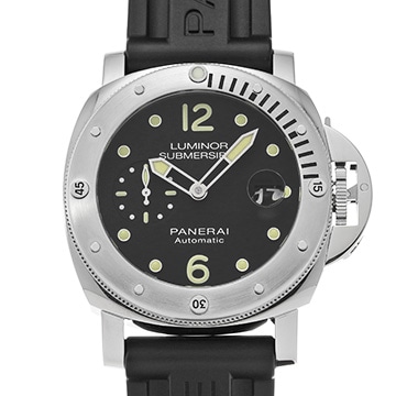パネライ ルミノール サブマーシブル PAM01024  ブラック メンズ 時計 【中古】【wristwatch】