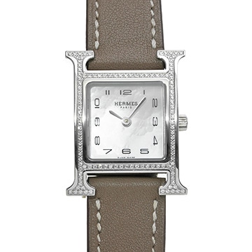 エルメス Hウォッチ HH1.235 ホワイトシェル レディース 時計 【中古】【wristwatch】