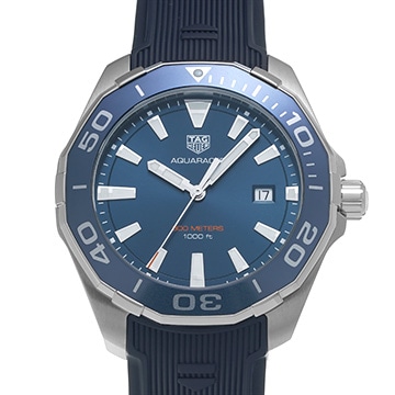 タグ ホイヤー アクアレーサー クォーツ WAY101C.FT6153 ブルー メンズ 時計 【中古】【wristwatch】