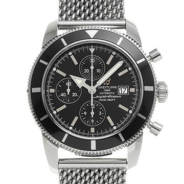 ブライトリング スーパーオーシャン ヘリテージ クロノグラフ 46 A272B08OCA ブラック メンズ 時計 【中古】【wristwatch】