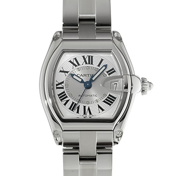 カルティエ ロードスター LM W62000V3 シルバー レディース 時計 【中古】【wristwatch】