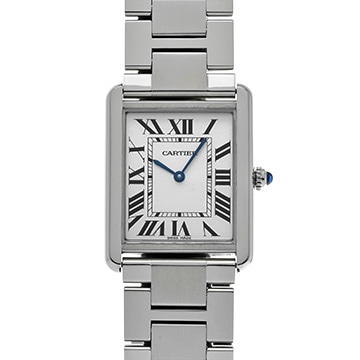 カルティエ タンク ソロ LM W5200014 シルバー ユニセックス 時計 【中古】【wristwatch】