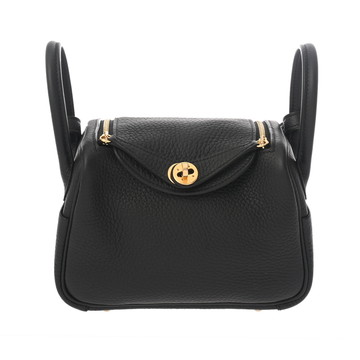 エルメス リンディ ミニ 2 ブラック トリヨンクレマンス レディース バッグ 【未使用】【bag】