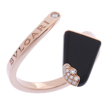 ブルガリ ジェラーティ リング #55 ゴールド 354754 K18ピンクゴールド PG レディース ジュエリー 【中古】【jewelry】