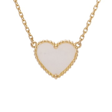 ヴァン クリーフ&アーペル ラッキーアルハンブラ ハート ネックレス ゴールド K18イエローゴールド YG レディース ジュエリー 【中古】【jewelry】