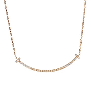 ティファニー Tスマイル ネックレス スモール ゴールド K18イエローゴールド YG レディース ジュエリー 【中古】【jewelry】