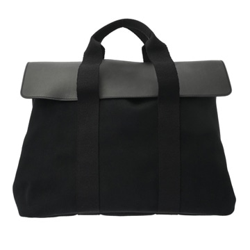 エルメス ヴァルパライソ MM ブラック トワルシェブロン/ヴォーグミ レディース バッグ 【中古】【bag】