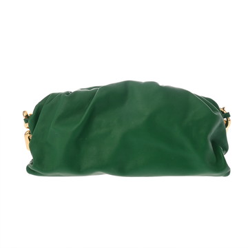ボッテガ ヴェネタ ザ チェーン ポーチ グリーン 620230 カーフ レディース バッグ 【中古】【bag】