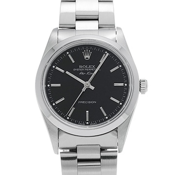 ロレックス エアキング 14000 ブラック メンズ 時計 【中古】【wristwatch】