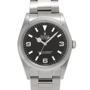 ロレックス エクスプローラー 114270 ブラック メンズ 時計 【中古】【wristwatch】