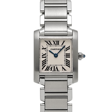 カルティエ タンクフランセーズ SM　 W51008Q3 シルバー レディース 時計 【中古】【wristwatch】