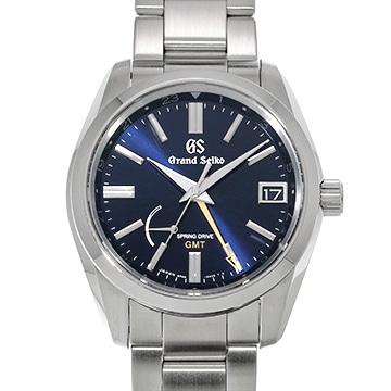 グランドセイコー ヘリテージコレクション スプリングドライブ GMT SBGE281 ミッドナイトブルー メンズ 時計 【中古】【wristwatch】