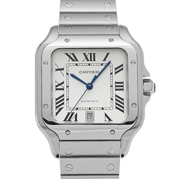 カルティエ サントス ドゥ カルティエ LM WSSA0018 シルバー メンズ 時計 【中古】【wristwatch】