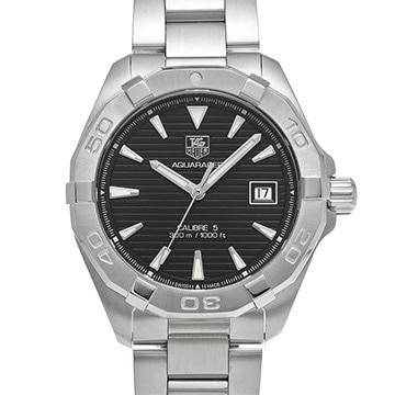 タグ ホイヤー アクアレーサー キャリバー5 WAY2110.BA0928 ブラック メンズ 時計 【中古】【wristwatch】