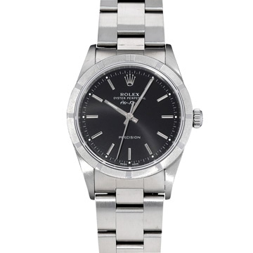 ロレックス エアキング 14010 ブラック メンズ 時計 【中古】【wristwatch】