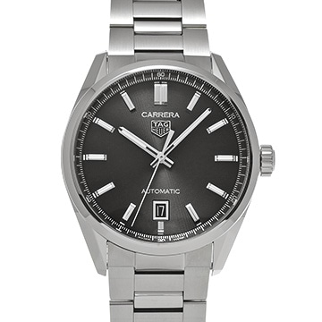タグ ホイヤー カレラ キャリバー5 WBN2110.BA0639 ブラック メンズ 時計 【中古】【wristwatch】