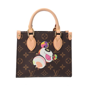 ルイ ヴィトン モノグラムパンダ LV×TM オンザゴー BB ブラウン M13668 モノグラムキャンバス レディース バッグ 【中古】【bag】