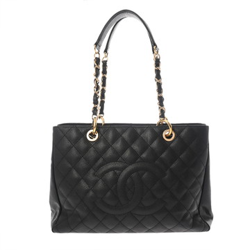 シャネル マトラッセ GST ブラック A50995 キャビアスキン レディース バッグ 【中古】【bag】