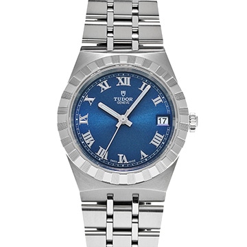 チューダー / チュードル ロイヤル 28400 ブルー ユニセックス 時計 【中古】【wristwatch】
