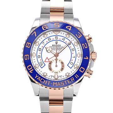 ロレックス ヨットマスターII 116681 ホワイト メンズ 時計 【中古】【wristwatch】