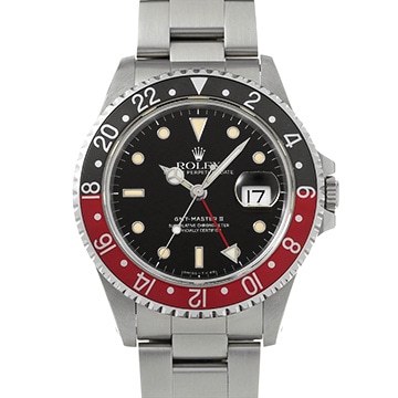 ロレックス GMTマスターII 16710 ブラック メンズ 時計 【中古】【wristwatch】