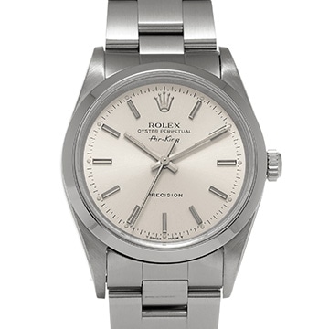 ロレックス エアキング 14000 シルバー メンズ 時計 【中古】【wristwatch】