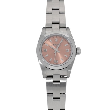 ロレックス オイスターパーペチュアル 76080 ピンク レディース 時計 【中古】【wristwatch】