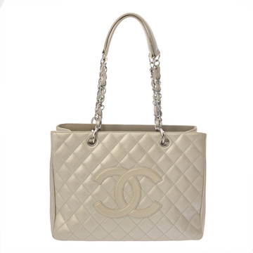 シャネル マトラッセ GST シルバー A50995 キャビアスキン レディース バッグ 【中古】【bag】