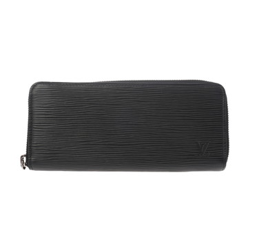 ルイ ヴィトン エピ ポルトフォイユ クレマンス ノワール M60915 レザー ユニセックス 財布 【中古】【purse】