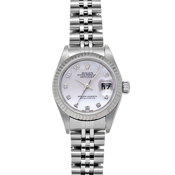 ロレックス デイトジャスト 79174NA ホワイトシェル レディース 時計 【中古】【wristwatch】