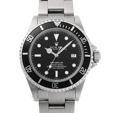 ロレックス シードゥエラー 16600 ブラック メンズ 時計 【中古】【wristwatch】