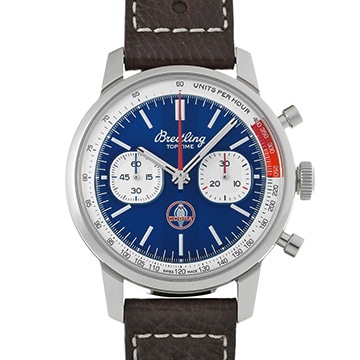 ブライトリング トップタイム B01 シェルビー AB01763A1C1X1 ブルー/ホワイト メンズ 時計 【中古】【wristwatch】