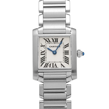 カルティエ タンクフランセーズ SM　 W51008Q3 シルバー レディース 時計 【中古】【wristwatch】