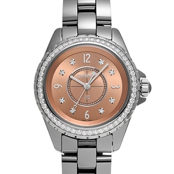シャネル J12 クロマティック H2563 ピンク/ダイヤモンド レディース 時計 【中古】【wristwatch】