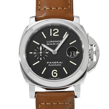 パネライ ルミノールマリーナ オートマティック PAM00164 ブラック メンズ 時計 【中古】【wristwatch】