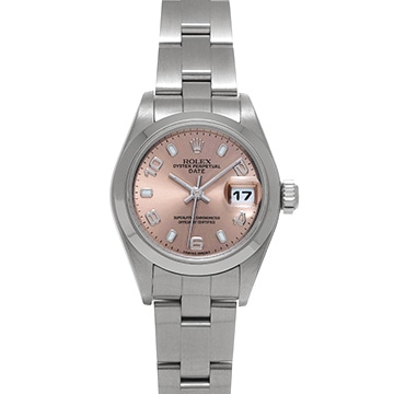 ロレックス オイスターパーペチュアル デイト 79160 ピンク レディース 時計 【中古】【wristwatch】