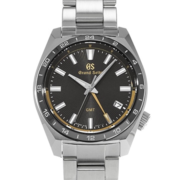 グランドセイコー スポーツコレクション クォーツ GMT 140th SBGN023 ブラック メンズ 時計 【中古】【wristwatch】