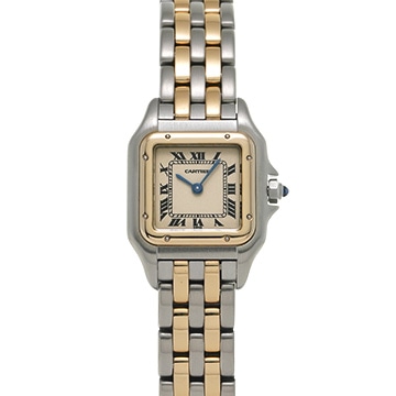 カルティエ パンテール SM W25029B6 シルバー レディース 時計 【中古】【wristwatch】