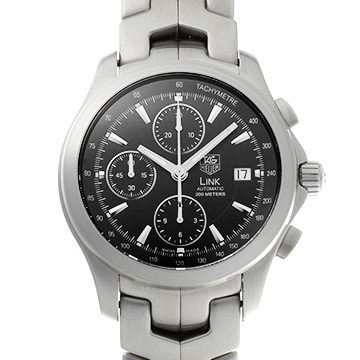 タグ ホイヤー リンク クロノグラフ CJF2110.BA0576 ブラック メンズ 時計 【中古】【wristwatch】