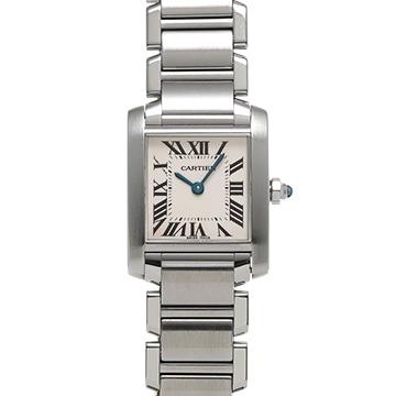 カルティエ タンクフランセーズ SM　 W51008Q3 シルバー レディース 時計 【中古】【wristwatch】