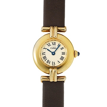 カルティエ マスト コリゼ  ヴェルメイユ SM 590002 アイボリー レディース 時計 【中古】【wristwatch】