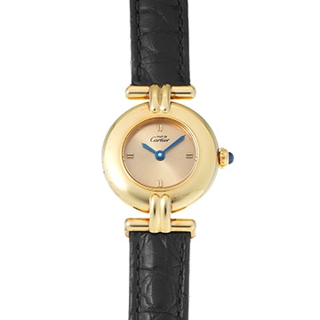 カルティエ マスト コリゼ  ヴェルメイユ SM 590002 シャンパン レディース 時計 【中古】【wristwatch】