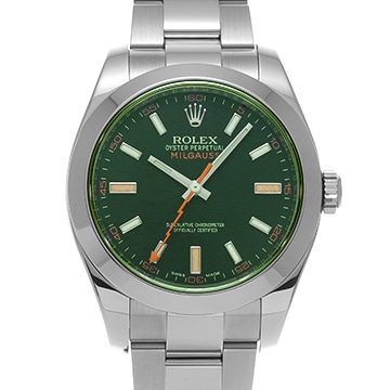 ロレックス ミルガウス 116400GV ブラック メンズ 時計 【中古】【wristwatch】