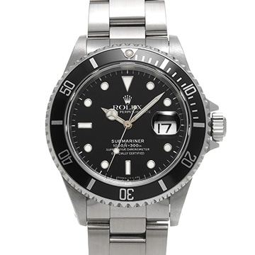 ロレックス サブマリーナ デイト 16610 ブラック メンズ 時計 【中古】【wristwatch】