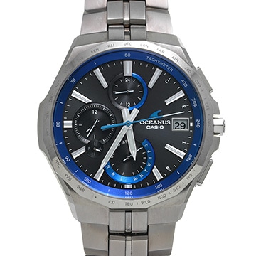 カシオ オシアナス マンタ OCW-S5000B-1AJF ブラック メンズ 時計 【中古】【wristwatch】