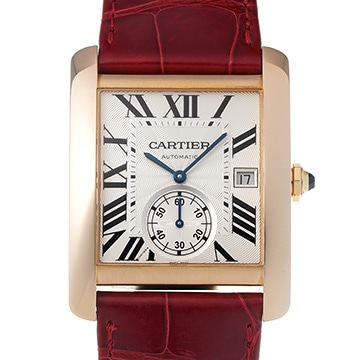 カルティエ タンク MC W5330001 シルバー メンズ 時計 【中古】【wristwatch】