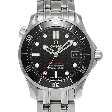 オメガ シーマスター ダイバー300 クォーツ 212.30.36.61.01.001 ブラック ユニセックス 時計 【中古】【wristwatch】
