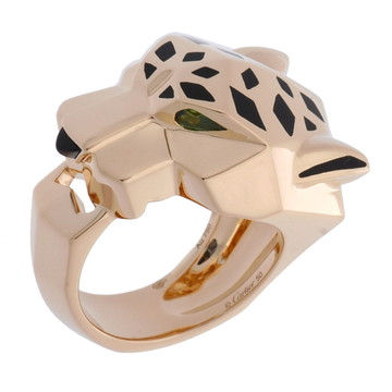 カルティエ パンテールリング #50 ゴールド K18イエローゴールド YG レディース ジュエリー 【中古】【jewelry】