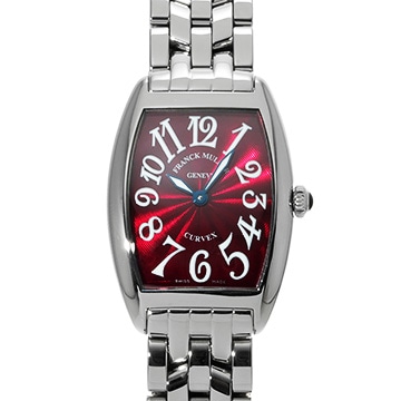 フランクミュラー トノーカーベックス 1752BQZ AC ブラウン レディース 時計 【中古】【wristwatch】
