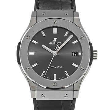 ウブロ クラシックフュージョン チタニウム レーシンググレー 511.NX.7071.LR グレー メンズ 時計 【中古】【wristwatch】